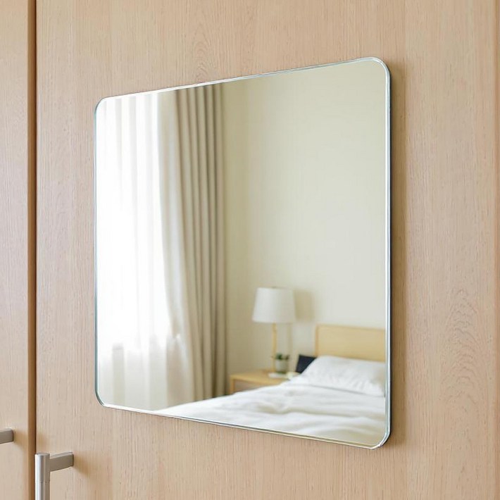 로렘 쉽게 붙이는 아크릴 벽거울 2mm 고급형 40x40cm