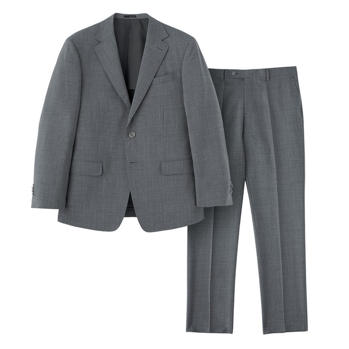 맨잇슈트 남성용 베이직 솔리드 춘하 스트레치 정장 재킷 + 팬츠