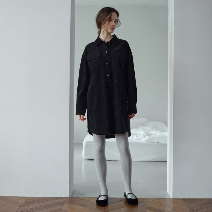 쥬시쥬디 벨벳틴 카라 미니 원피스 JZOP724C