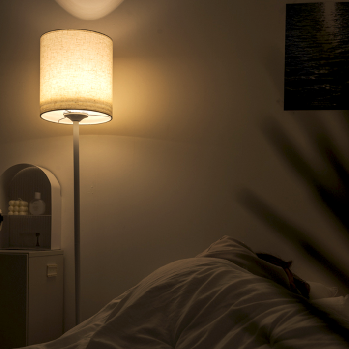 레나에너지 코튼 모던 장스탠드 플로어조명