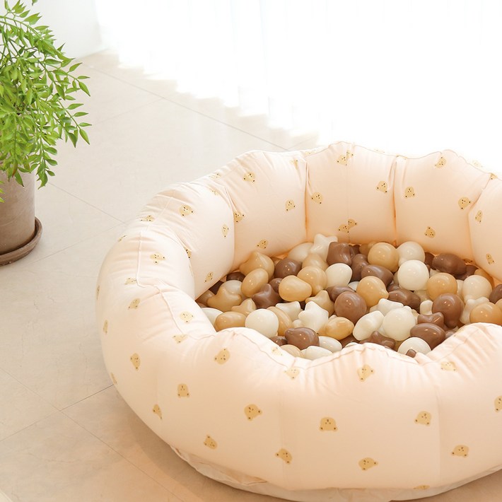 유아용 곰돌이 다용도 플레이매트 볼풀장