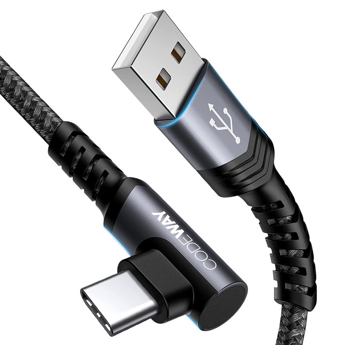 코드웨이 USB A to C타입 고속 충전 케이블, 2m, 단일 색상, 1개