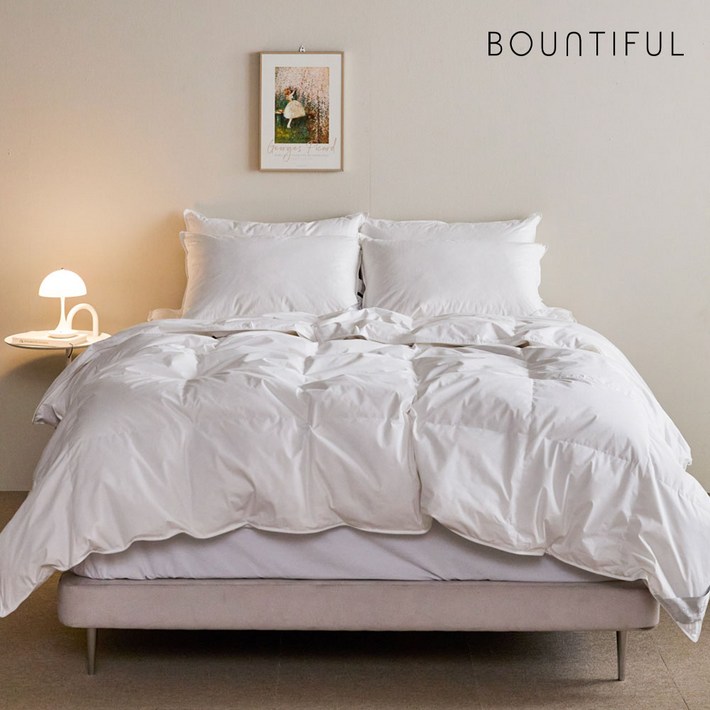 특급호텔침구 구스다운 93 겨울용 거위털이불 3종택1