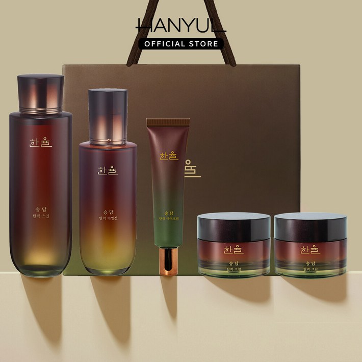 내일도착크림더블증정한율 송담 탄력 5종세트스킨에멀전아이크림크림2개