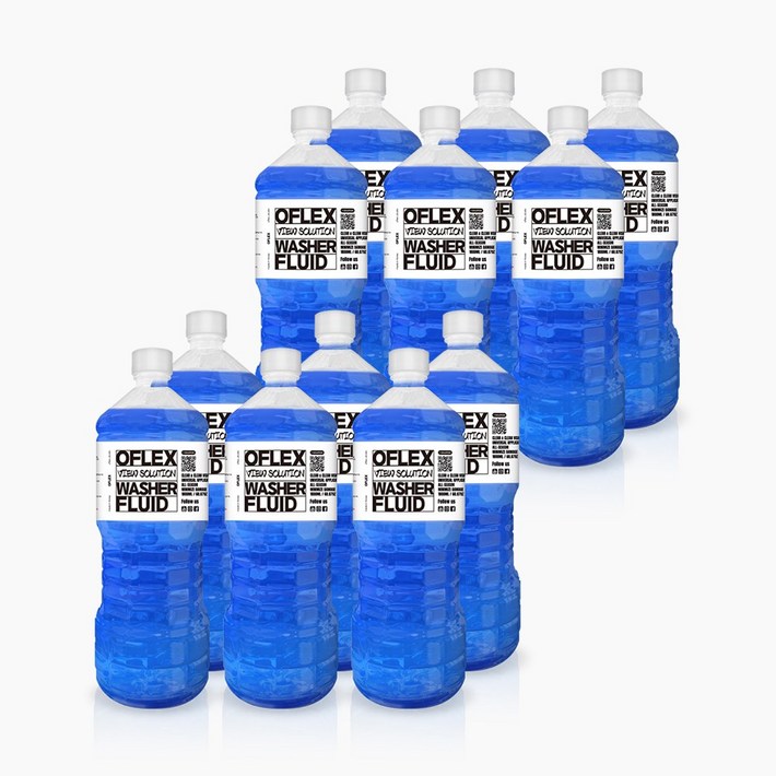 무료배송 에탄올100 오플렉스 뷰 솔루션 에탄올 워셔액 1.8L, 12개, 1.8L