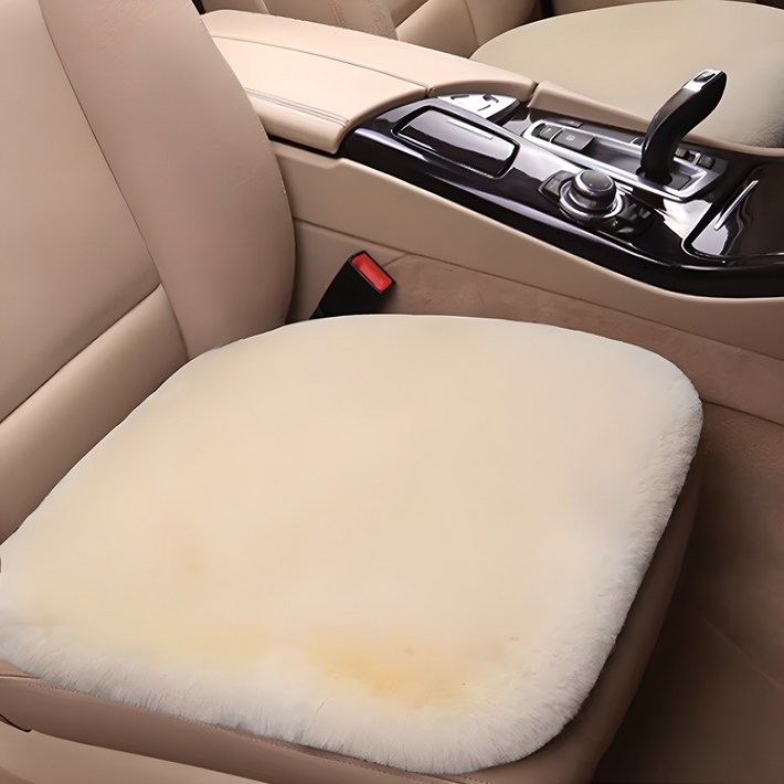 시즌off 특가 시크벤 포근한 극세사 겨울 털 방석 따뜻한 차량용 의자 자동차 시트 FW01