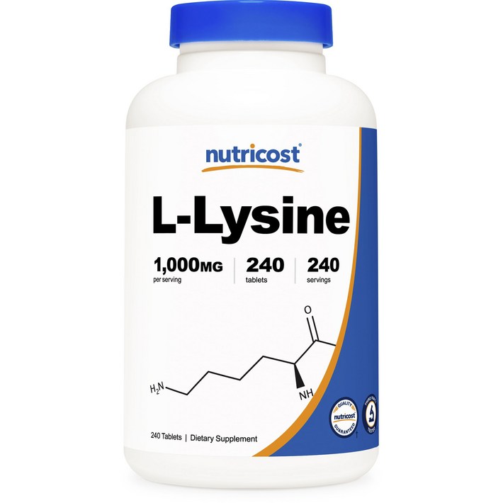 뉴트리코스트 L리신 1000mg 타블렛