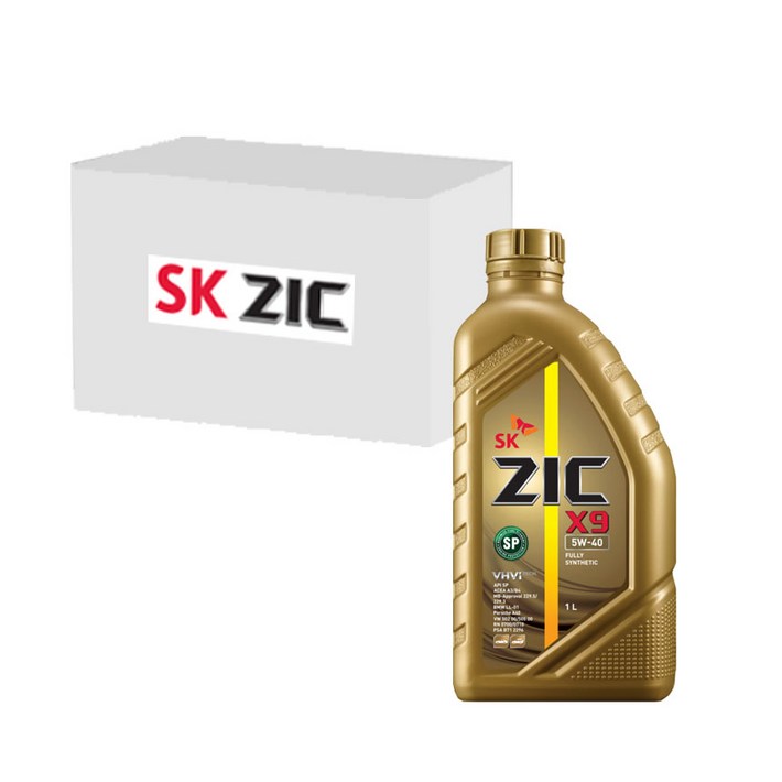 SK엔무브 지크 X9 5W40 100 합성유 가솔린용, 1L x 12개, 1개, 1l SK엔무브 지크 X9 5W40 100 합성유 가솔린용, 1L x 12개, 1개, 1l