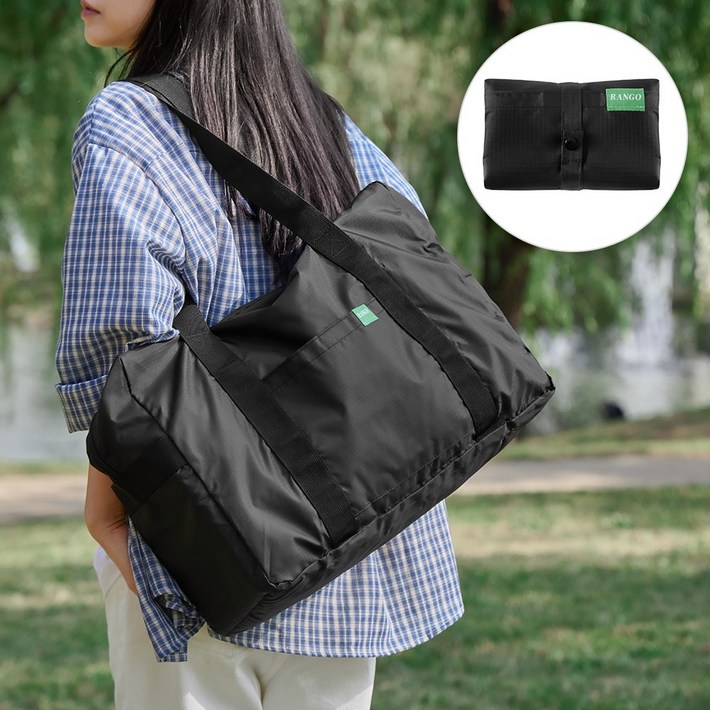 랑고 2세대 여행용 롤업 보스턴백 타임랩스 기내용 캐리어 보조가방