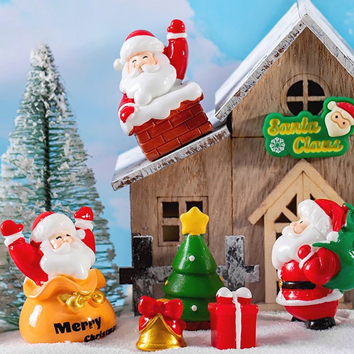 산타핫딜 220종 크리스마스 미니어처 피규어 인형 꾸미기