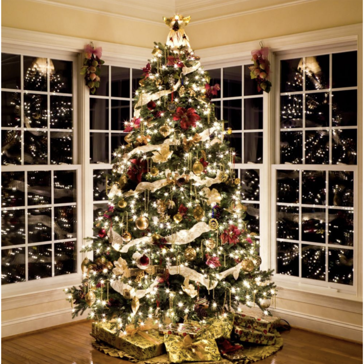 크리스마스트리2m 2미터 크리스마스 트리 풀세트 꾸미기 4m 대형 눈꽃 나무 무장식 풀세트 가정용 호텔, 1.8m 트리 세트