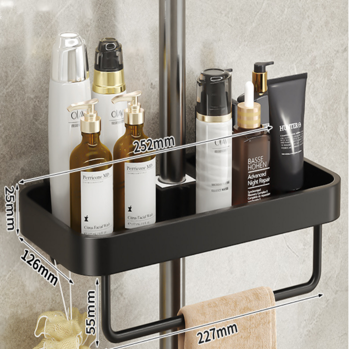 리젠포인트 욕실 수납 정리 샤워봉 거치 트레이 ,수전걸이 바구니