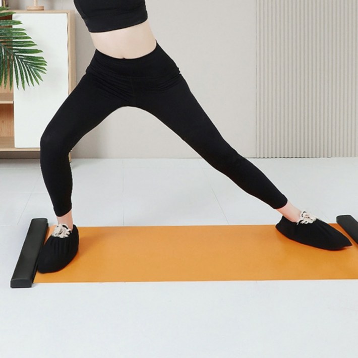 무료배송 홈트레이닝 슬라이딩 매트오렌지 200CM