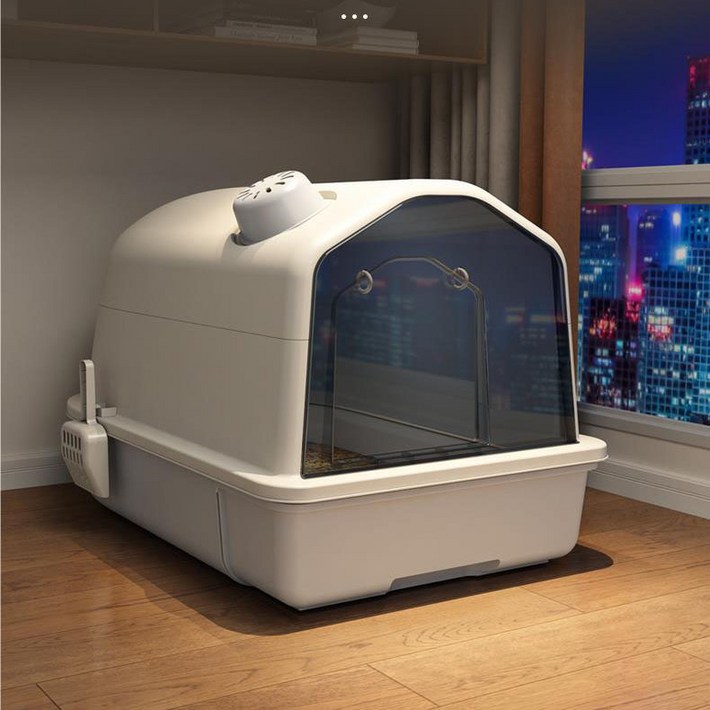 특대형 폐쇄형 고양이 화장실, 1개, A1