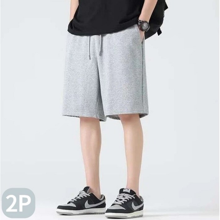 깜지호호 11 남여공용 데일리 와이드 트레이닝 여름용 밴딩 반바지