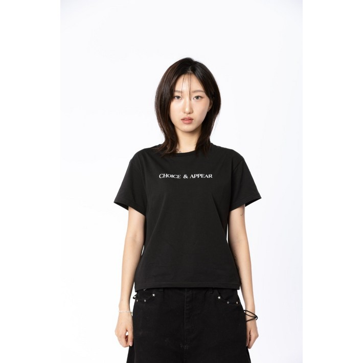 CHOICE  APPEAR LOGO TEE Black