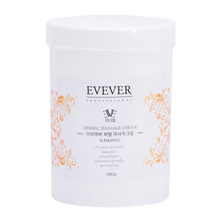 이브에버 허벌 녹차 비타C 마사지크림 1000g 마스크팩, 1kg, 1개 이브에버 허벌 녹차 비타C 마사지크림 1000g 마스크팩, 1kg, 1개