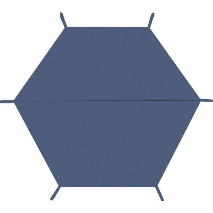 육각 자충매트 바닥 에어매트리스 공기주입식 방수 캠핑매트리스 차박용자충매트 12cm