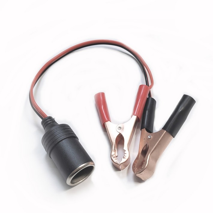 자동차 시거잭 어스집게 케이블12V 악어클립 시거소켓 자동차 시거잭 어스집게 케이블12V 악어클립 시거소켓