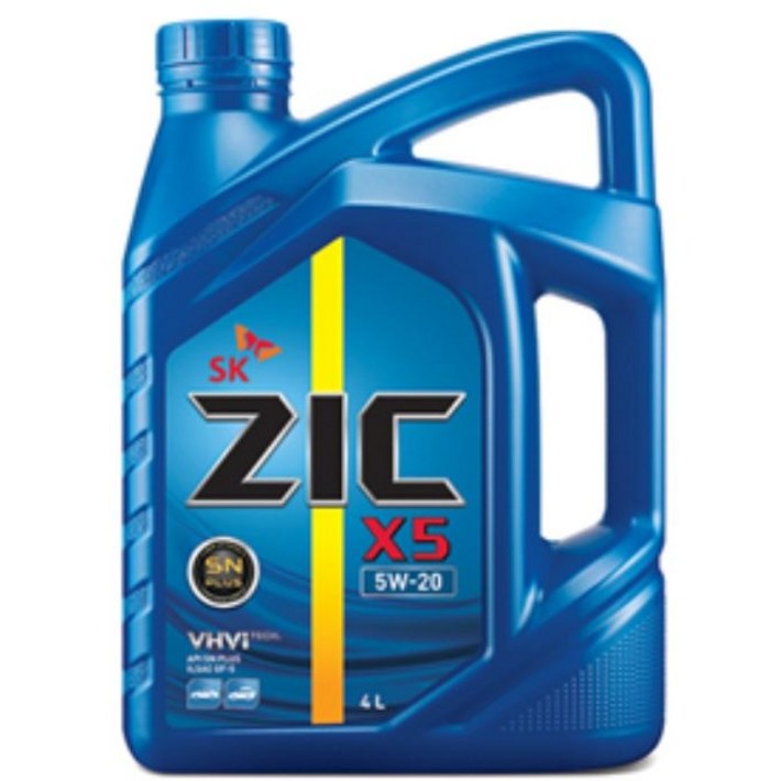 SKZIC지크X55W20가솔린LPG경제적엔진오일4리터