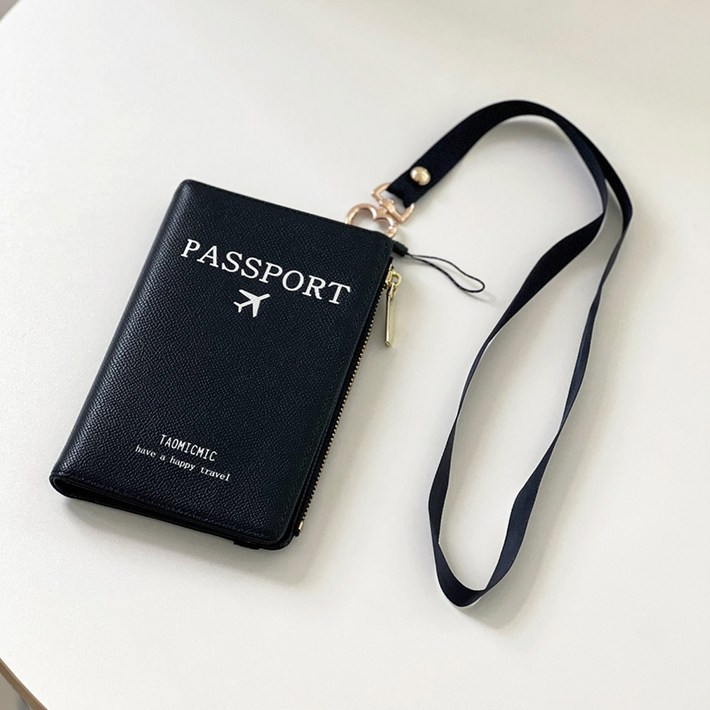 RFID차단 여권지갑 동전포켓 넥밴드증정 여행용 여권케이스 안티스키밍 위조방지 6790521033