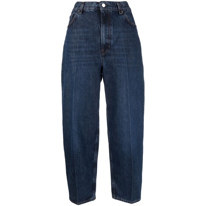 토템 테이퍼드 하이웨이스트 진