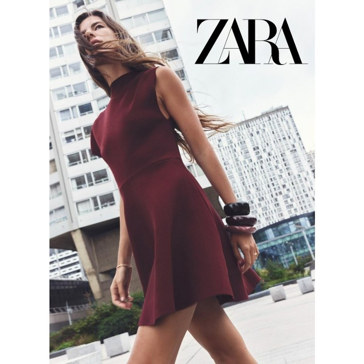 국내배송자라 ZARA 스케이터 니트 미니 원피스 2142216681