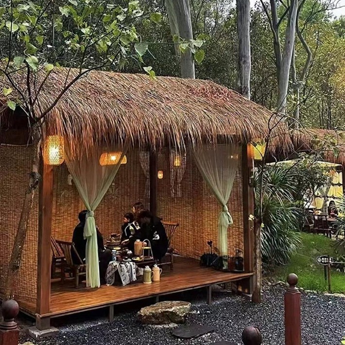 한옥집 이동식황토방 야외 조립식 오두막 원두막 정자