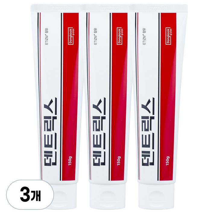 동국제약 덴트릭스 치약 에티즘 함유, 150g, 3개