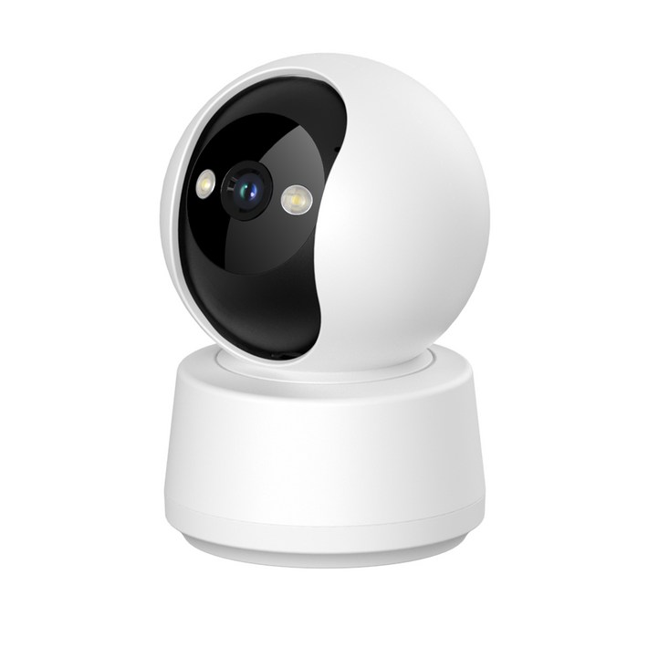 AMSKY 홈캠 가정용 cctv 카메라 실내용 WiFi 2K QHD 초고화질 360도 회전, GWC10 화이트, 1개