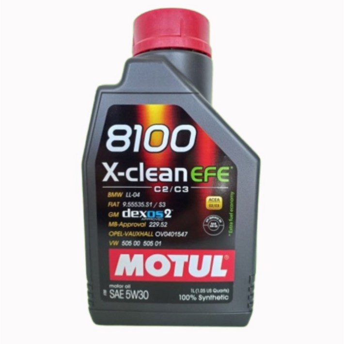 MOTUL 8100 Xclean EFE C2C3 5W30 1L 합성엔진오일 모튤 엑스클린 EFE C2C3 5W30 1L