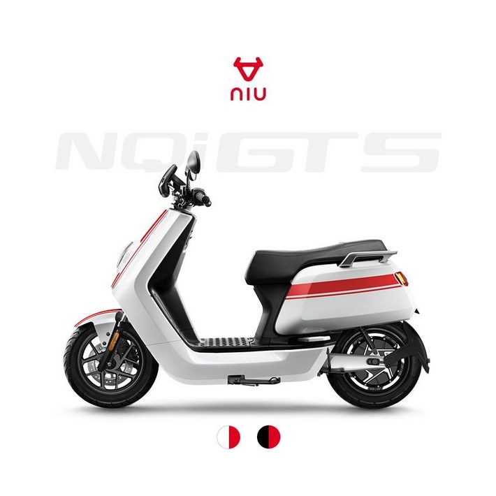 전기 스쿠터 니우 NQIGTS 듀얼배터리 사전예약, 화이트