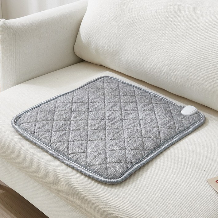 한일의료기 전기매트 전자파없는 무자계 캠핑 탄소카본매트 1인전기방석 진그레이 4545