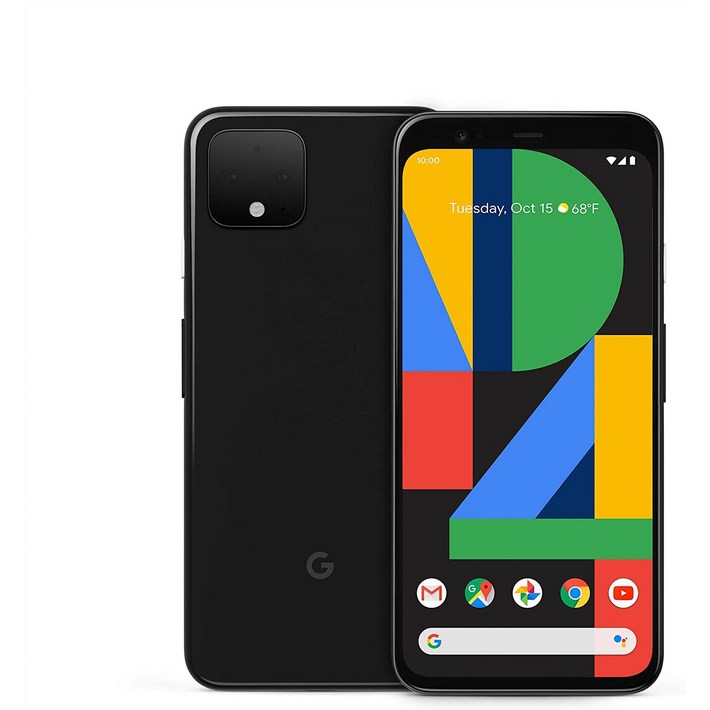 리퍼폰 Google Pixel 4 구글 픽셀 4 스마트 폰  언락, 북미판, 공기계, 128GB, 블랙