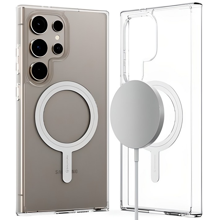 신지모루 자력 M 에어클로 마그네틱 맥세이프 호환 투명 휴대폰 케이스