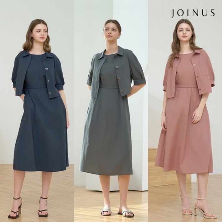 [조이너스]25SS 썸머 원피스 자켓 2종세트