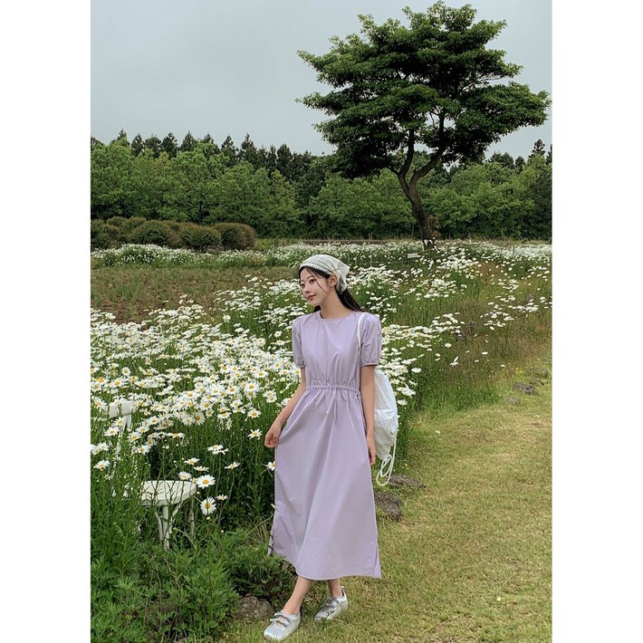 이삼사 시원한 바스락 스트링조절 휴양지 원피스 4컬러 4499