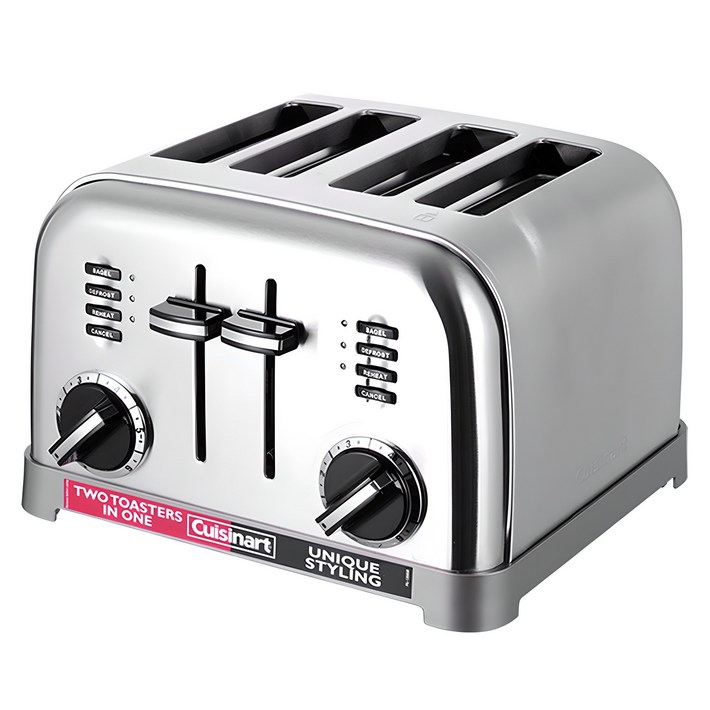 쿠진아트 메탈클래식 4구 토스터