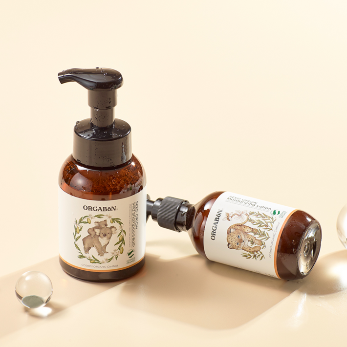 오가본 촉촉 아기세트 수분로션샴푸앤바쓰, 1세트