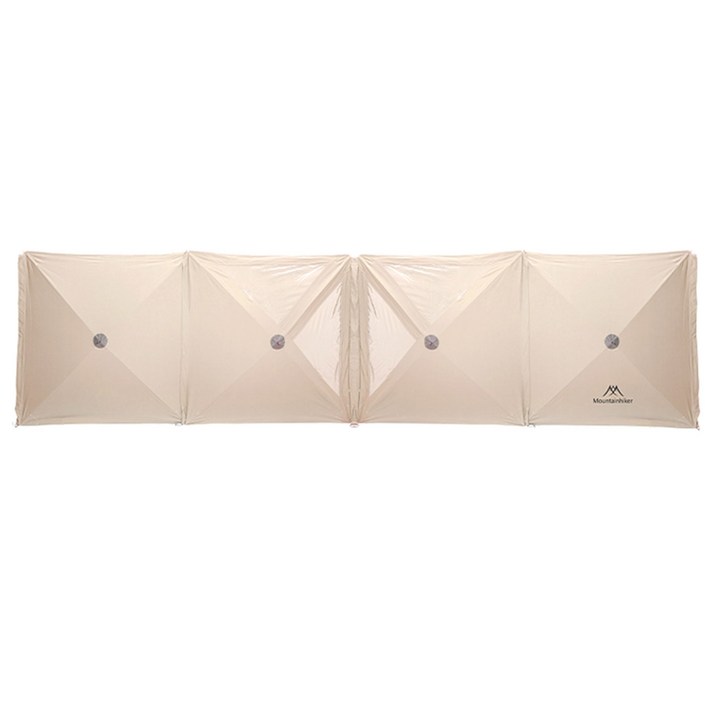 마운틴하이커 윈드스크린 신형 4단 원터치 타프 스크린 캠핑 오토 바람막이, 아이보리 SZK763