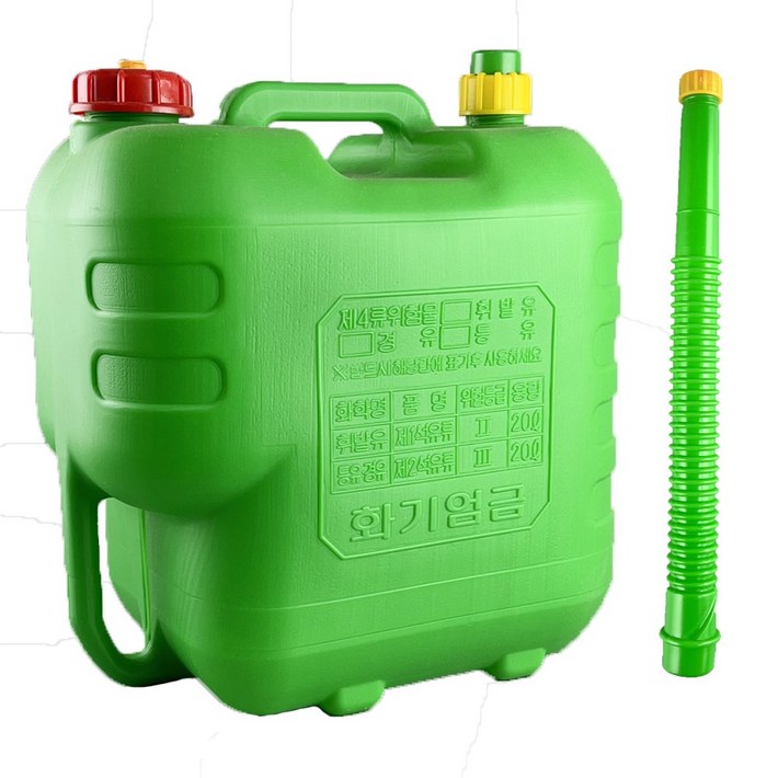 형창플라스틱 석유통 20L, 색상 4종, 선택1 가방자바라 20L 녹색, 1개
