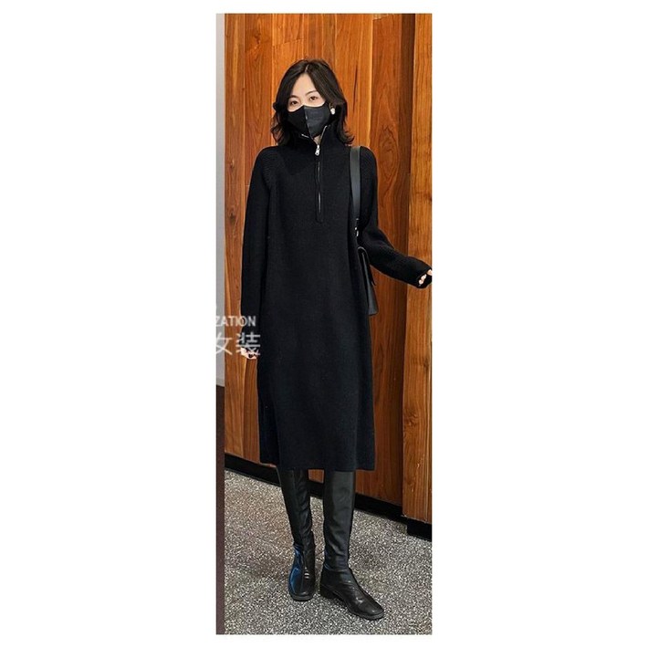 스웨터 니트 원피스 스커트 가을 겨울