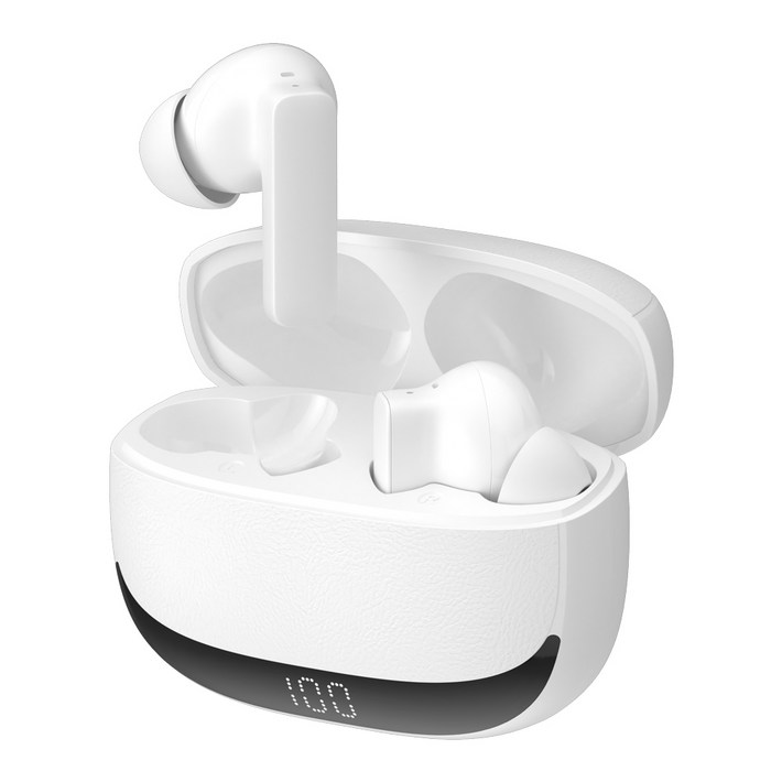 아이리버 IBTX5 무선 블루투스 6.0 이어폰 ANC ENC 커널형 노이즈캔슬링 오토 페어링 LED 디스플레이