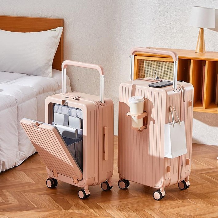 캐리어 넓은 손잡이 대용량 여행용 캐리어 기내용캐리어 24인치 20인치 프론트 위탁수화물 캐리어 노트북 수납이 가능한