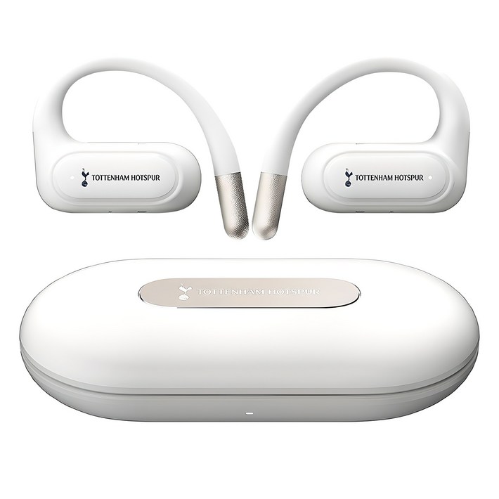 토트넘홋스퍼 오픈 에어 5.4 블루투스 이어폰, TOTOE385W, 화이트