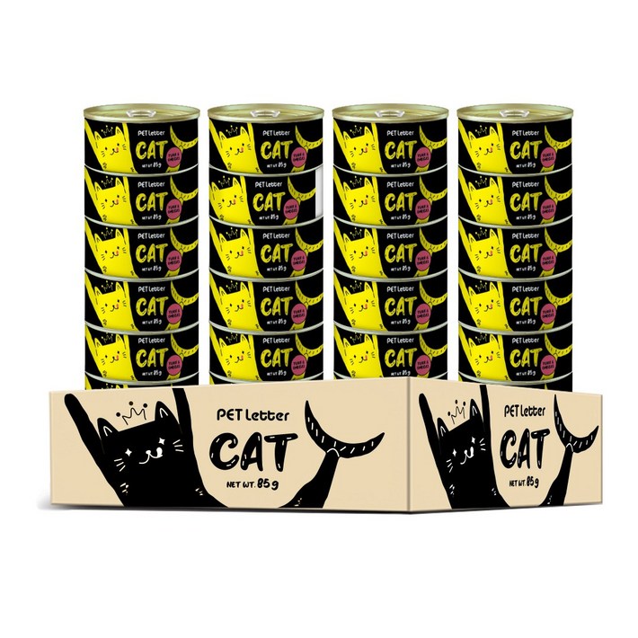 펫레터 참치오메가3 85g x 24개입 고양이 캔, 참치오메가3