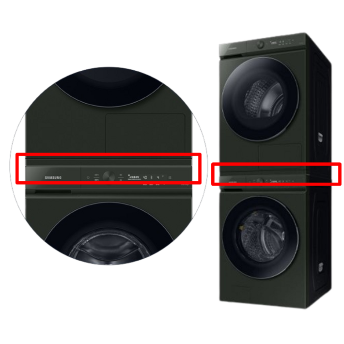 삼성 비스포크 그랑데 건조기 2단 설치 스테킹 키트 SKKALF 새틴 그린 DV17A9740CF DV19A9740CF DV20B9760CF WF24A9500 WF24B9600, 1개