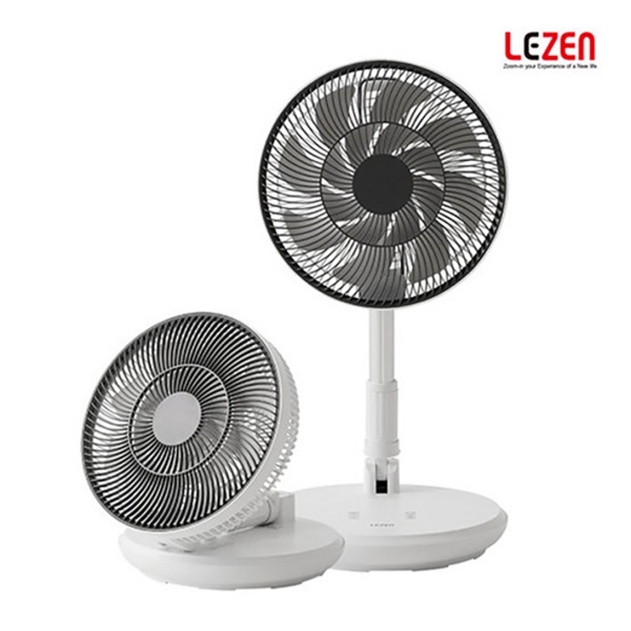 LEZEN 르젠 10인치 접이식 리모컨 무선 선풍기 LZCFHF70