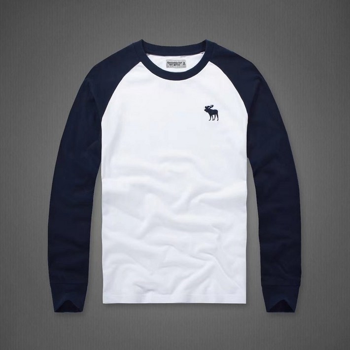 HOLLISTER 남성 긴팔 라운드넥 캐주얼 티셔츠
