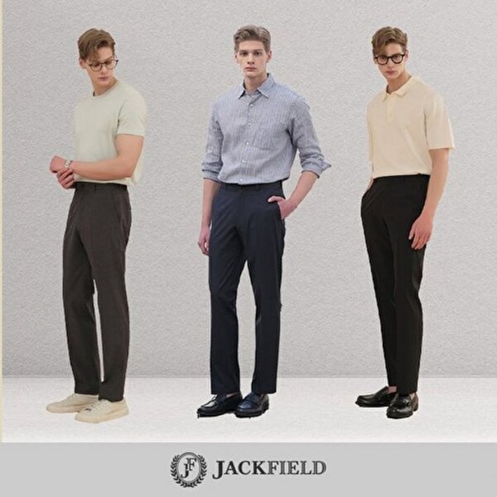 쇼핑엔티 25SS 잭필드 남성 숨쉬는 여름 팬츠 3종